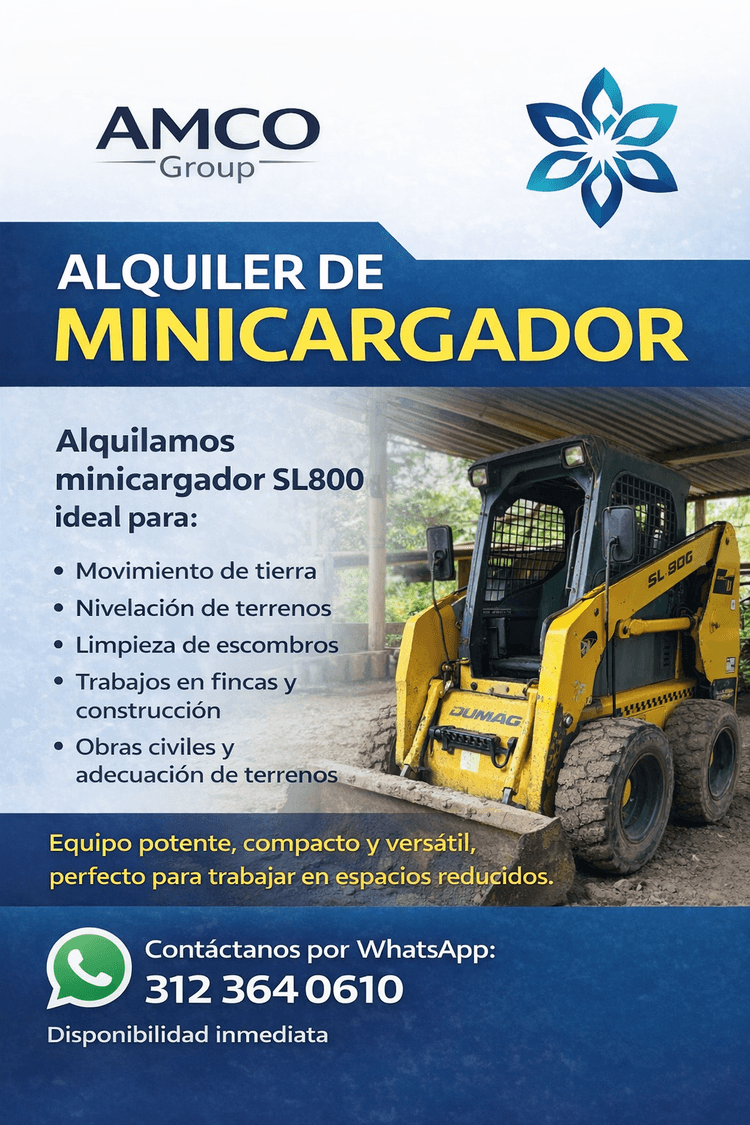 Servicio de alquiler de minicargador